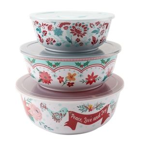 🎄SALE  2022 Pioneer Woman Mazie Holiday Bowl Set
